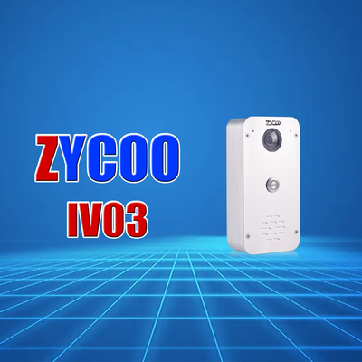 Single Button Ip Sip Intercom Voip Video Intercom Support PoE