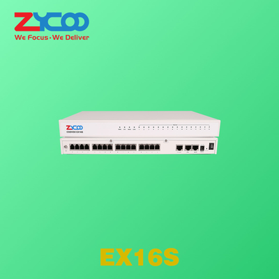 Zycoo 16 x RJ11 VoIP Gateways Auto Provisioning 16 Port Fxs Gateway