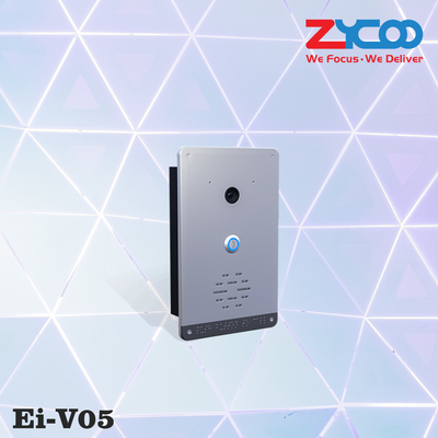 Zycoo Poe Intercom System Silver Color For Retail Establishments