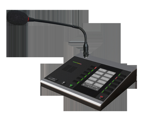 SIP Based PoE M100 Dispatch Microphone Console for Intercom