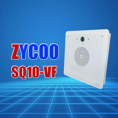 Flush Mounted IP Network Speaker White With Built In HD Camera