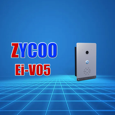 Zycoo Poe Intercom System Silver Color For Retail Establishments