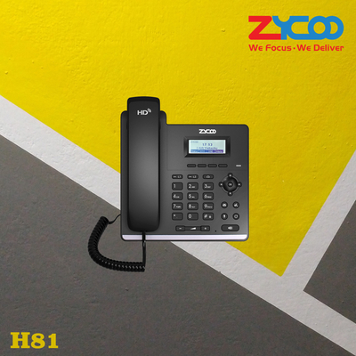 DC 5V/0.6A Wifi Desk Phone Voip 4.3W For Enterprise Employees
