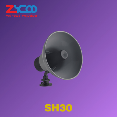 30W Outdoor Waterproof IP Horn Speaker 1060 Aluminium Casing