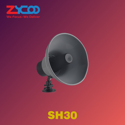 Zycoo SH30 Poe Horn Speaker IP65 Surface Treated 1060 Aluminium Casing