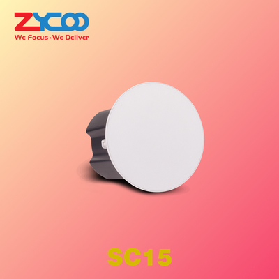 PoE+ SIP Ceiling Speaker 85dB/1m/1W Wall Flush Mount Speakers