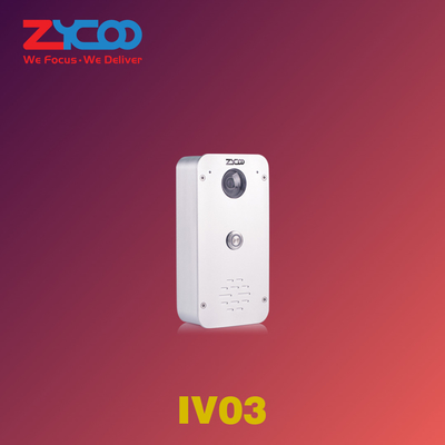 Push Button IP Video Intercom With Built In HD Camera Support PoE+