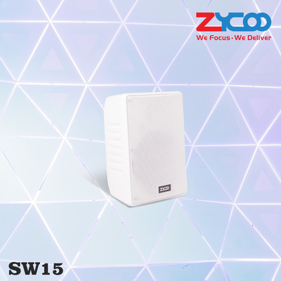 Indoor Cabinet Ip Paging Speaker White Black EN 55032:2015 Certificated