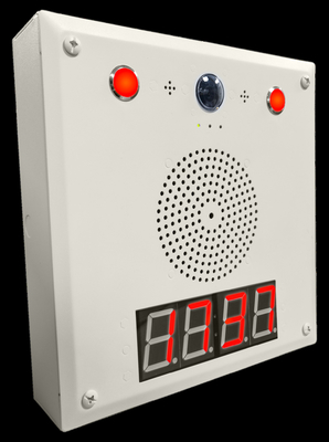 Two Way Talkback IP Network Speaker 2 Flasher Surface Mounted Speaker