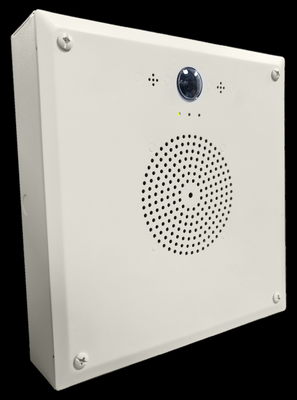 White Ip Speaker Poe Flashers And Clock Display Surface Mounted For Indoor Use​