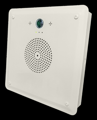 Flush Mounted IP Network Speaker White With Built In HD Camera